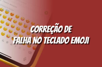 Falha no teclado emoji