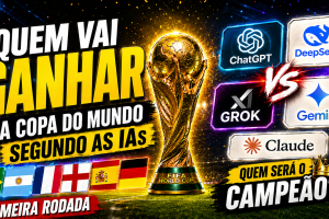 Quem Vai Ganhar a Copa do Mundo Segundo as IAs?